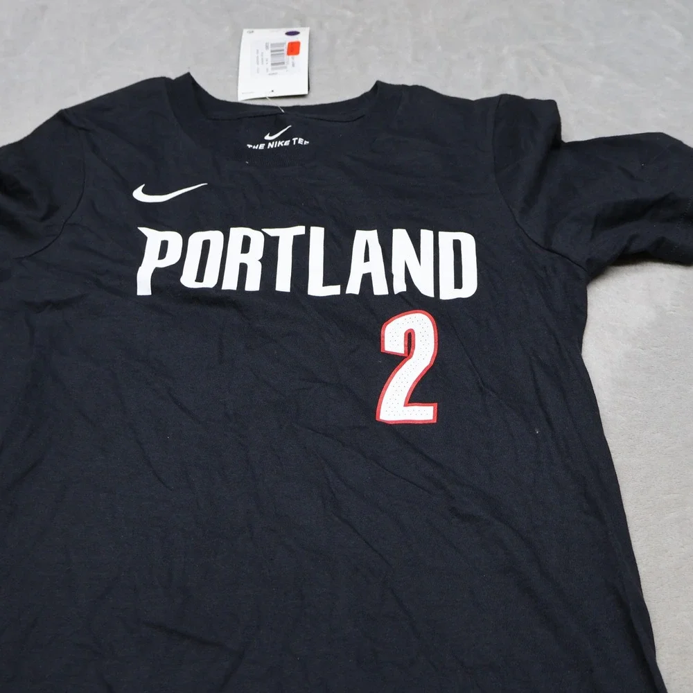 Portland Trail Blazer Youth Medium 10/12 Nike Black NBA Deandre Ayton #2 $20 NEW